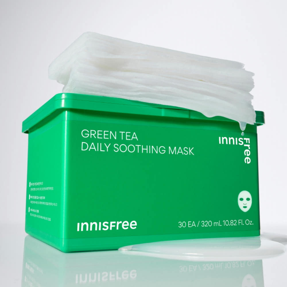 innisfree Green Tea Daily Soothing Mask 320ml/30ea - product image 3