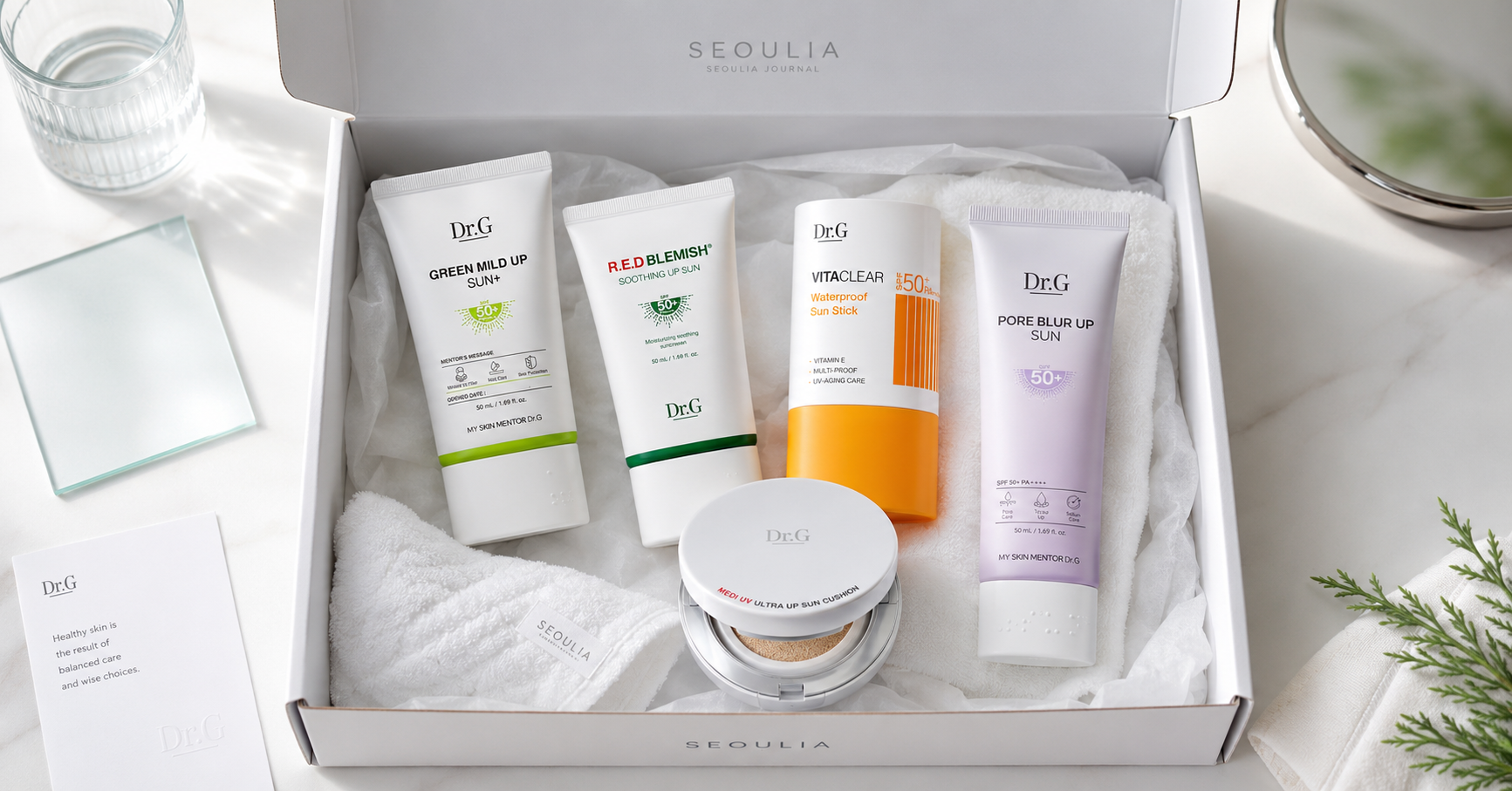 Dr.G Sunscreen Guide: Green Mild Up Sun, Red Blemish SPF, Sun Stick & Sun Cushion