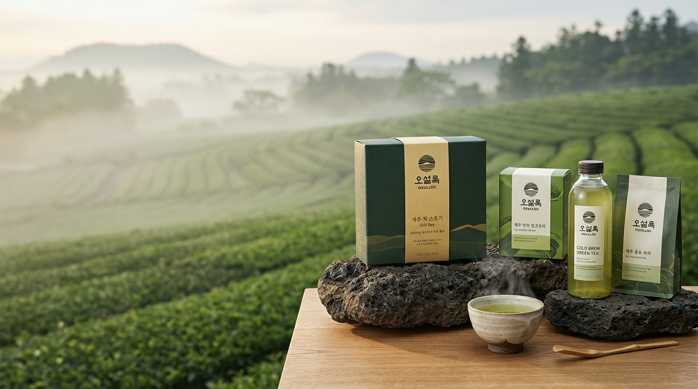 Discover OSULLOC: Premium Korean Tea from Jeju Island