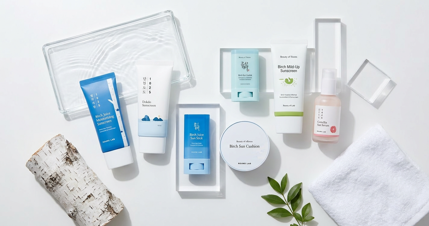 Round Lab Sunscreen Guide: Birch Juice, Dokdo SPF, Sun Stick & Sun Cushion