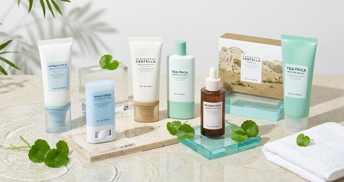 SKIN1004 Sunscreen Guide: Hyalu-Cica, Centella SPF, Sun Stick & Tea-Trica