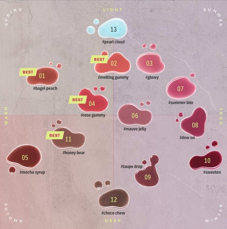 3CE Gummy Oil Tint 4g (10colors) — product image 4