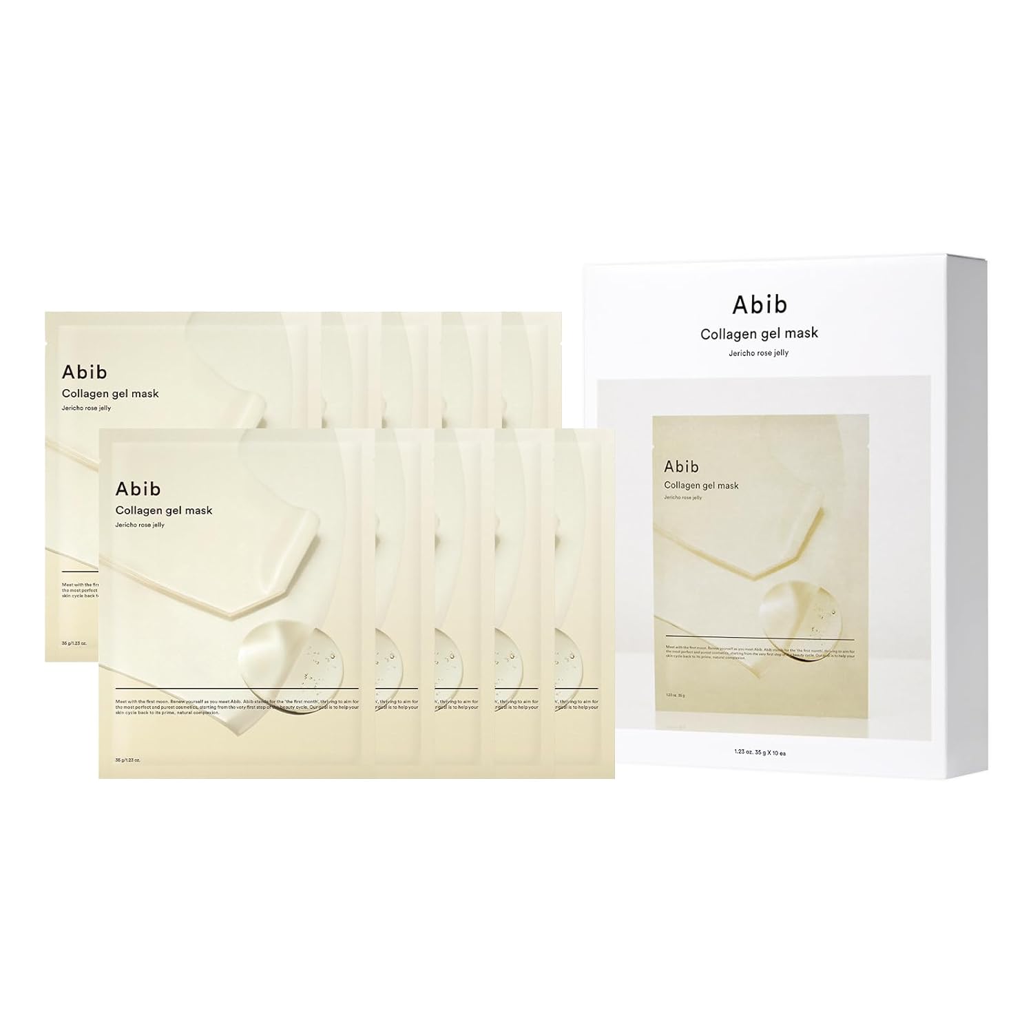 Abib Collagen Gel Mask 35ml X 10ea Jericho Rose Jelly