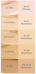 AMUSE Dew Power Vegan Cushion SPF 50+ PA++++ 15g [Refill] (4 Colors)