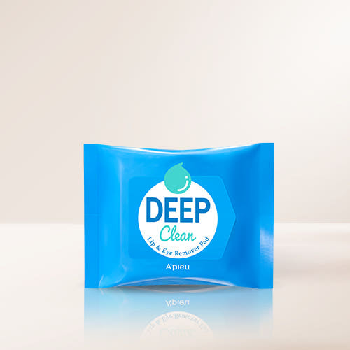 A'pieu Deep Clean Lip & Eye Remover Pad 37g/20ea