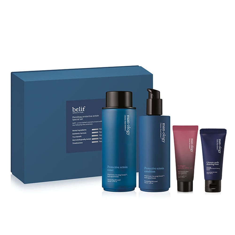 belif Manology Protective Ectoin Basic Skincare SET (Toner 150ml + Emulsion 125ml) — product image 2