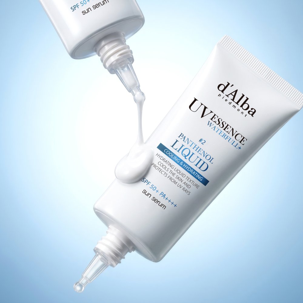 d'Alba Waterfull Panthenol Liquid Essence Sun Serum SPF50+ PA++++ 50ml — product image 3