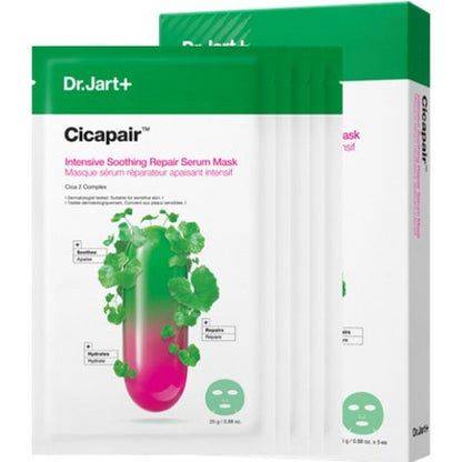 Dr.Jart+ CICAPAIR™ SENSITIVE SKIN SERUM FACE MASK FOR REDNESS (5 Sheets) - product image 2