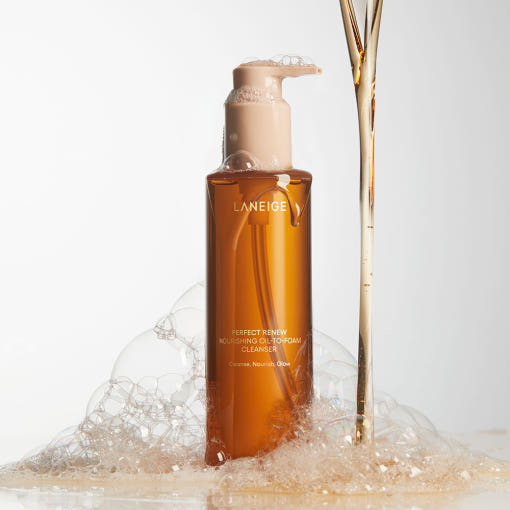 LANEIGE Perfect Renew Nourishing Oil-To-Foam Cleanser 200ml - product image 3
