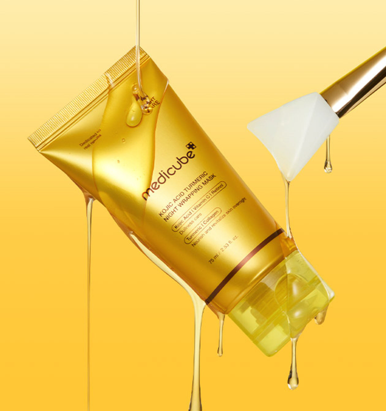 medicube Kojic Acid Turmeric Night Wrapping Mask 75ml - product image 5