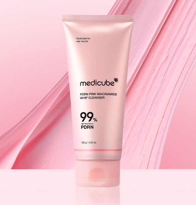 medicube PDRN Pink Niacinamide Whip Cleanser 120g - product image 3