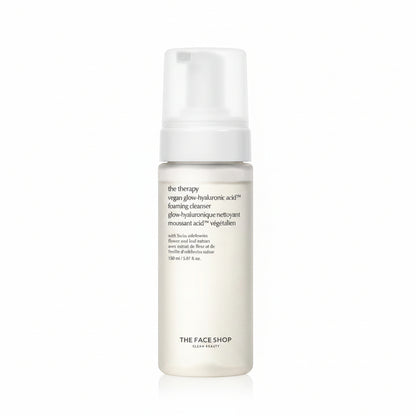 The Face Shop The Therapy Vegan Glow Hyaluronic Acid Foaming Cleanser 150ml