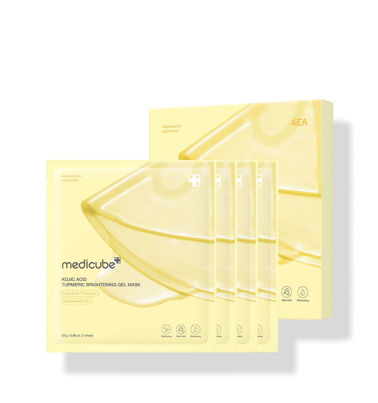 medicube Kojic Acid Turmeric Brightening Gel Mask 28g4ea
