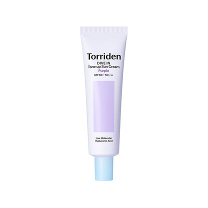Torriden DIVE IN Purple Tone Up Sunscreen SPF 50+ PA++++ 60ml