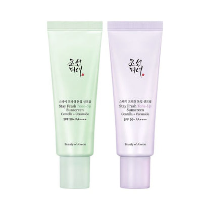 Beauty of Joseon Stay Fresh Tone-Up Sunscreen SPF50+ PA++++ 50ml (2colors)