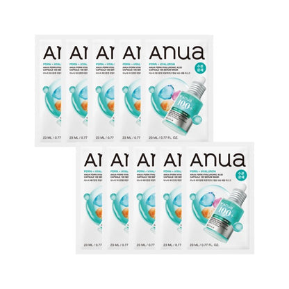 Anua PDRN Hyaluronic Acid Capsule 100 Serum Mask Sheet 23ml10ea