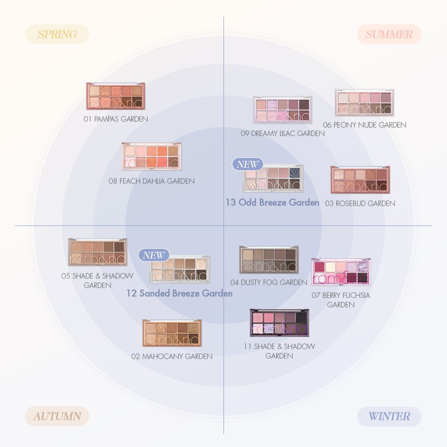 rom&nd BETTER THAN PALETTE  SPRING FEVER (2 colors) 6g - product image 9