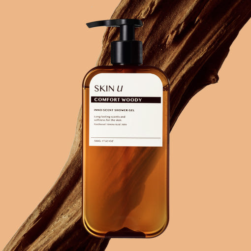 SKIN U INNO:SCENT Shower Gel 500g #COMFORT WOODY - product image 3
